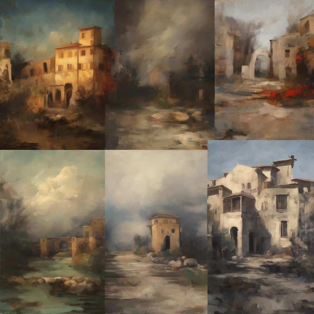 Παίχνιδο και φαντασία στην παιδική τέχνη, παιχνίδι και δημιουργικότητα με ελαιογραφίες.